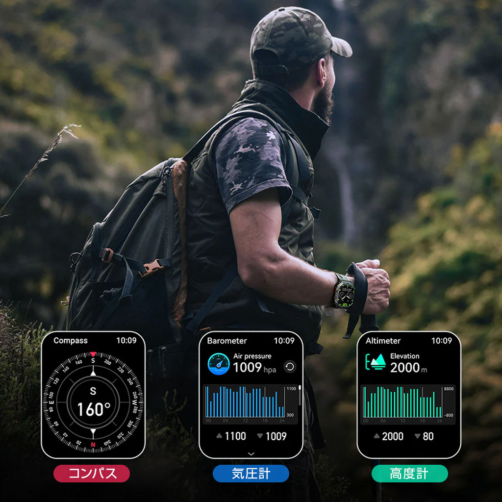 HAYLOU スマートウォッチ IRON N1 通常25日使用可能 日本語対応 5ATM防水 |  | 06