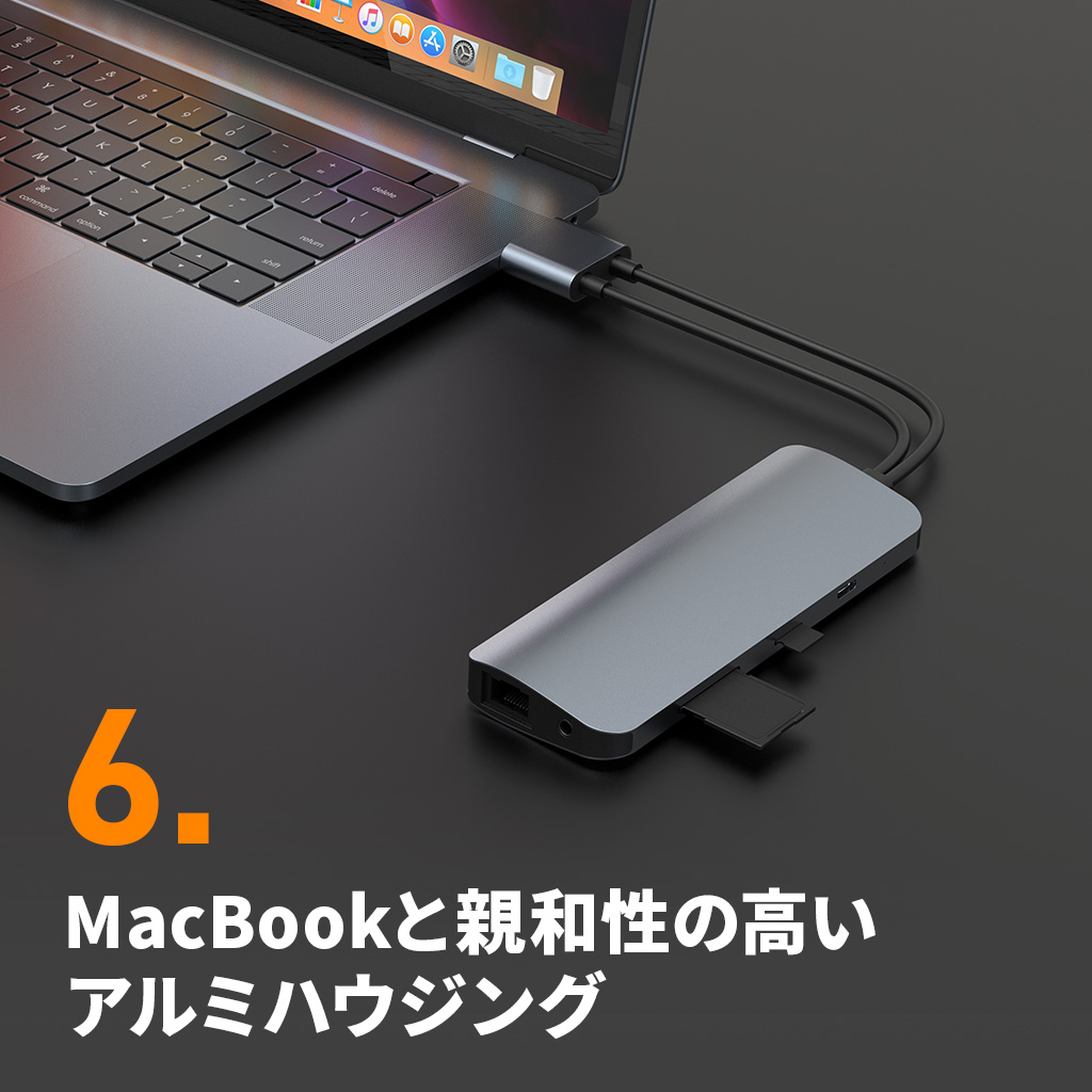 HyperDrive VIPER 10-in-2 USB-C ハブ 4K60Hz 10ポートに拡張 Macbook Pro / Air / iPad Pro / iPad Air HYPER++｜mycaseshop｜10