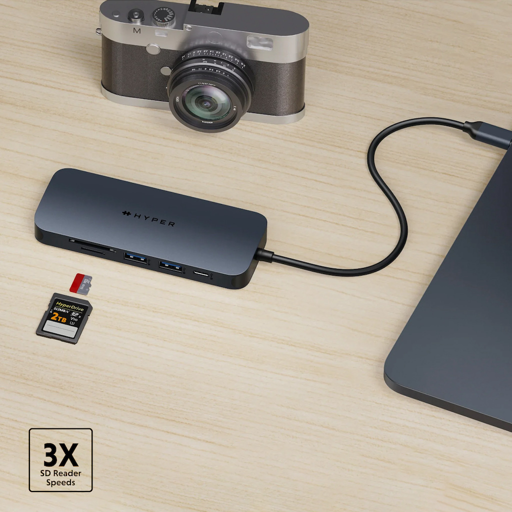 HyperDrive Next 8 Port USB-C ハブ c-type hub パススルー HDMI 140W USB-A PD 3.1 macbookハブ 拡張ハブ 8ポート｜mycaseshop｜05