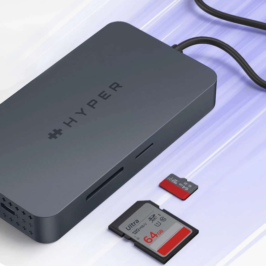 HyperDrive Next Dual 4K HDMI 10 Port USB-C ハブ For M1 M2 and M3 MacBooks デュアルディスプレイ パススルー｜mycaseshop｜05
