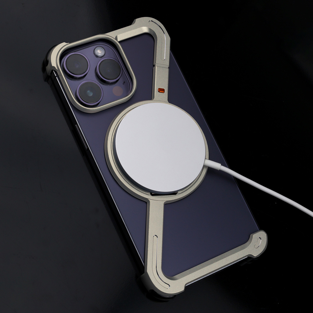 【Hacray公式】[iPhone 16 / 16 Pro / 16 Pro Max 用] 360 RingStand アルミ・シルバー（リングスタンド）ケース for iPhone 16/15シリーズ |  | 05