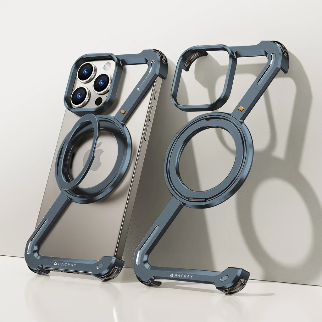 [iPhone 15 / 15 Pro] 360 RingStand（リングスタンド）ケース ブルー |  | 06