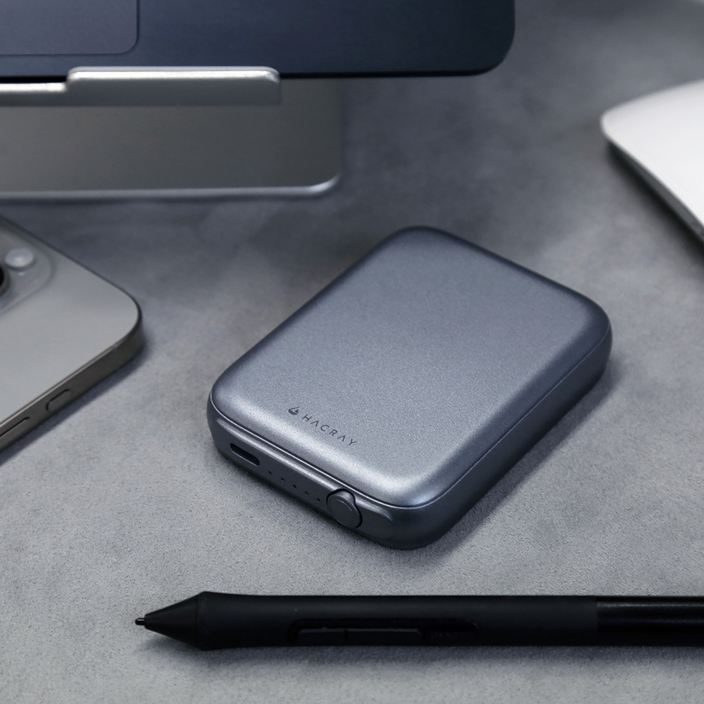 Hacray All in One 15W マグネットワイヤレスバッテリー [MagSafe対応 モバイルバッテリー] for iPhone、AirPods、Apple Watch、iPadなど |  | 08