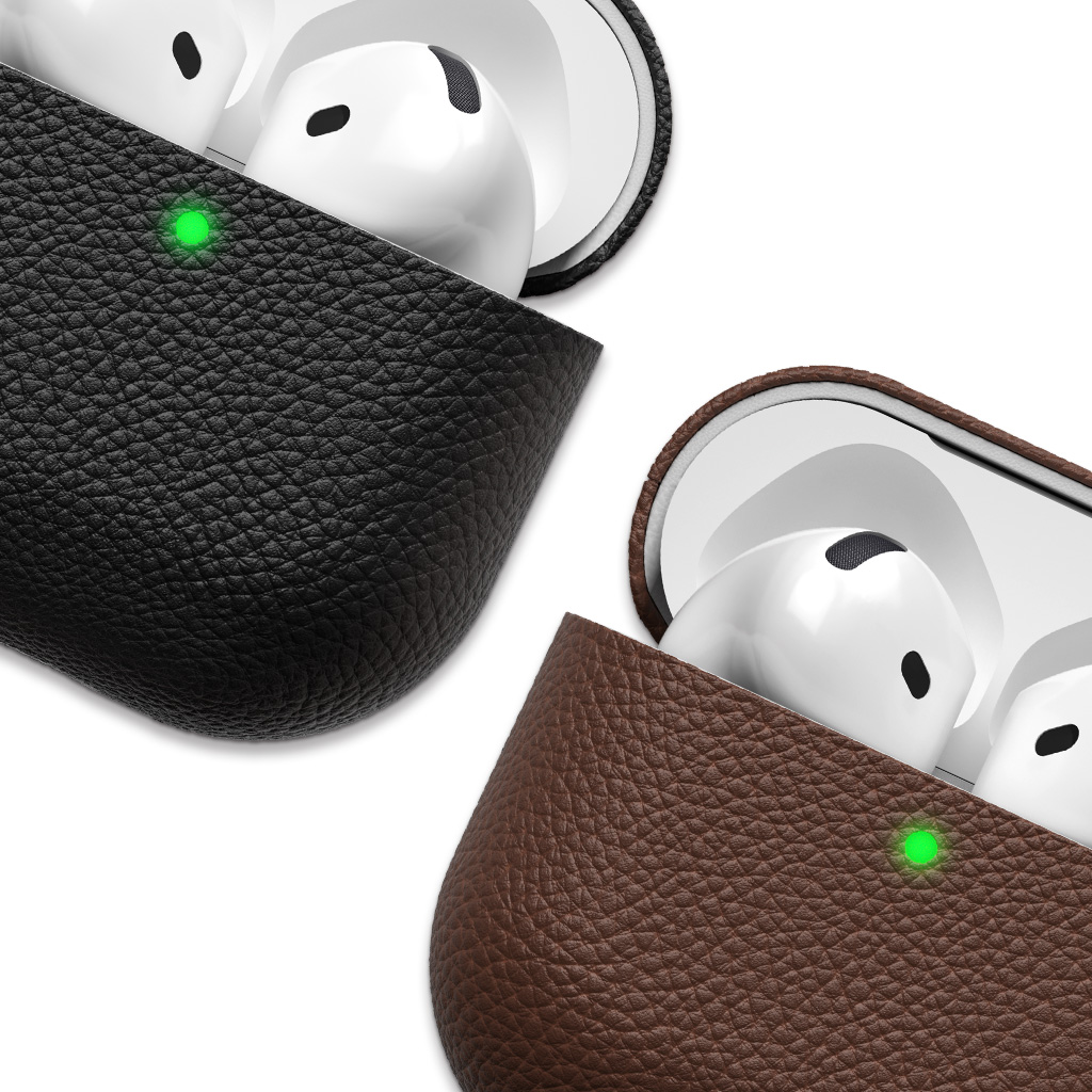 KeyBudz AirPods Pro 3 / 4 ケース イタリアン 本革ケース Artisan