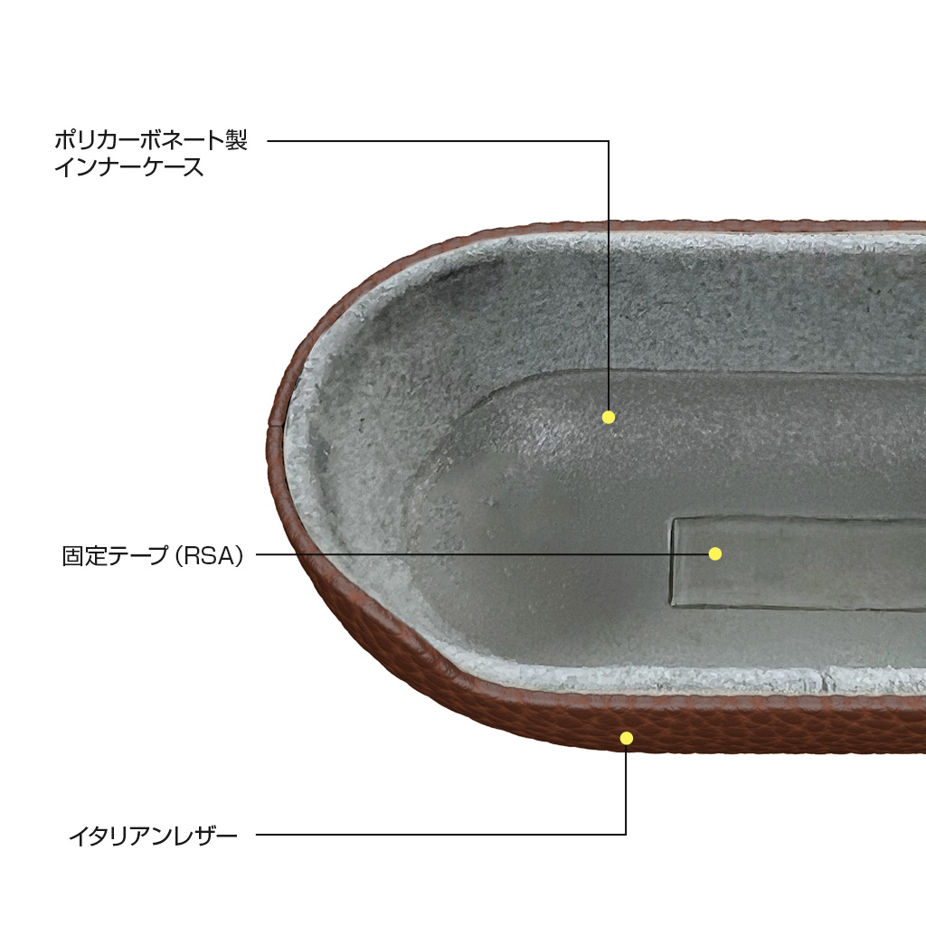 KeyBudz AirPods Pro 3 / 4 ケース イタリアン 本革ケース Artisan