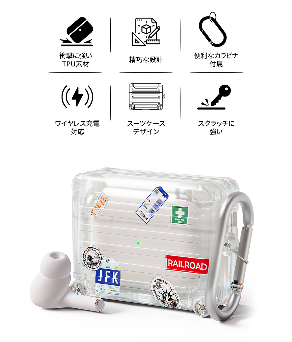 AirPods pro ケース クリア LED表示対応 |  | 02