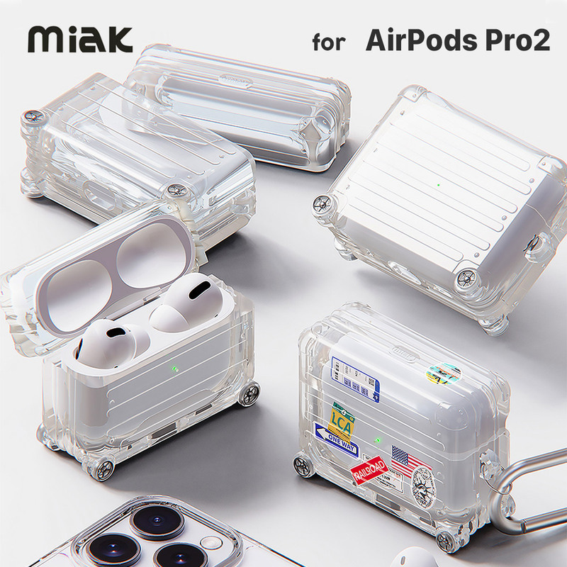 AirPods pro ケース クリア LED表示対応 | 