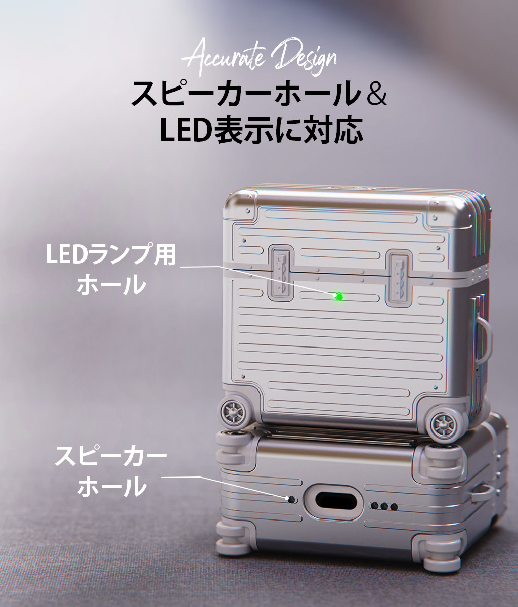 miak AirPods4 ケース 第4世代 キャリーケース [ 耐衝撃 ハードケース