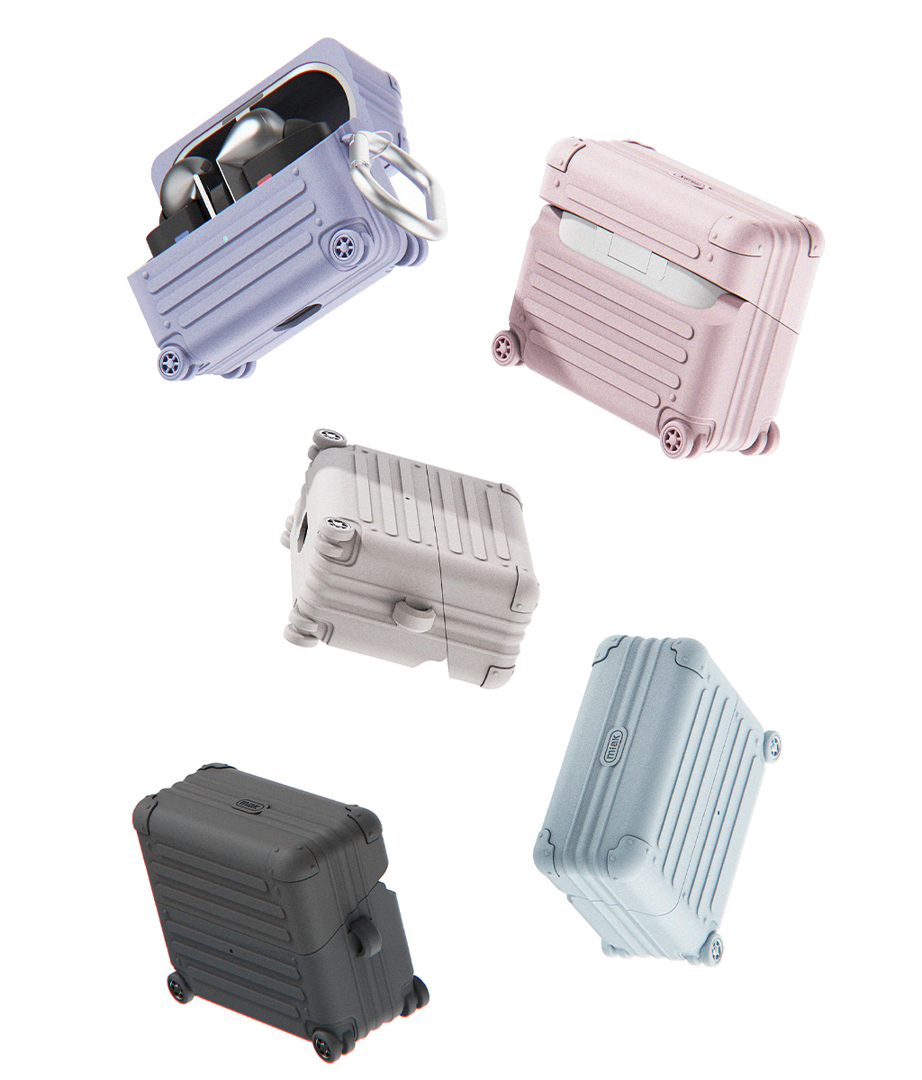 miak Galaxy Buds3/Buds3 Pro シリコン製キャリーケース [ カラビナ付き 耐衝撃性 スピーカーホール LED表示対応 ] |  | 04