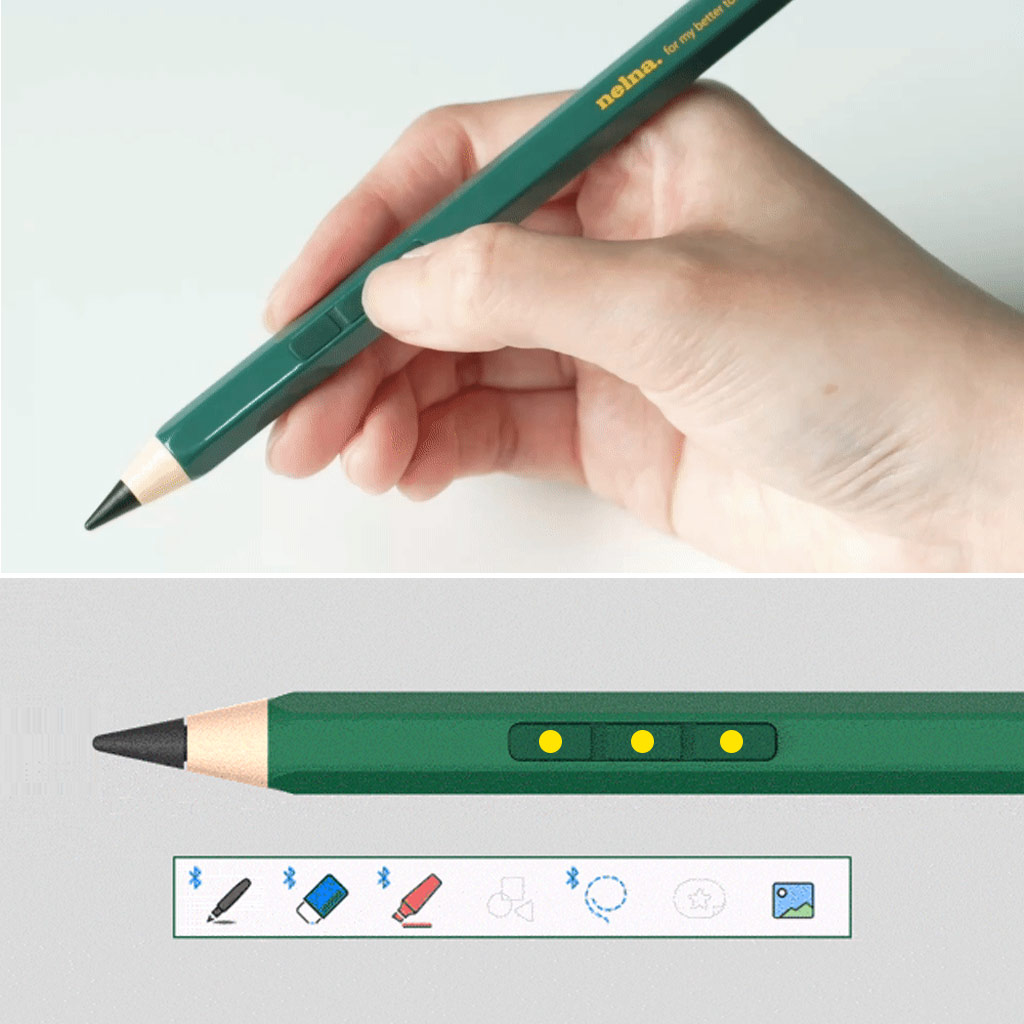 Nelna Pencil iPad用 スタイラスペン 【2018-2025 iPadシリーズ対応ペンシル】アイパッド用ペンシル アイパッド対応タッチペン iPad タッチペン |  | 03