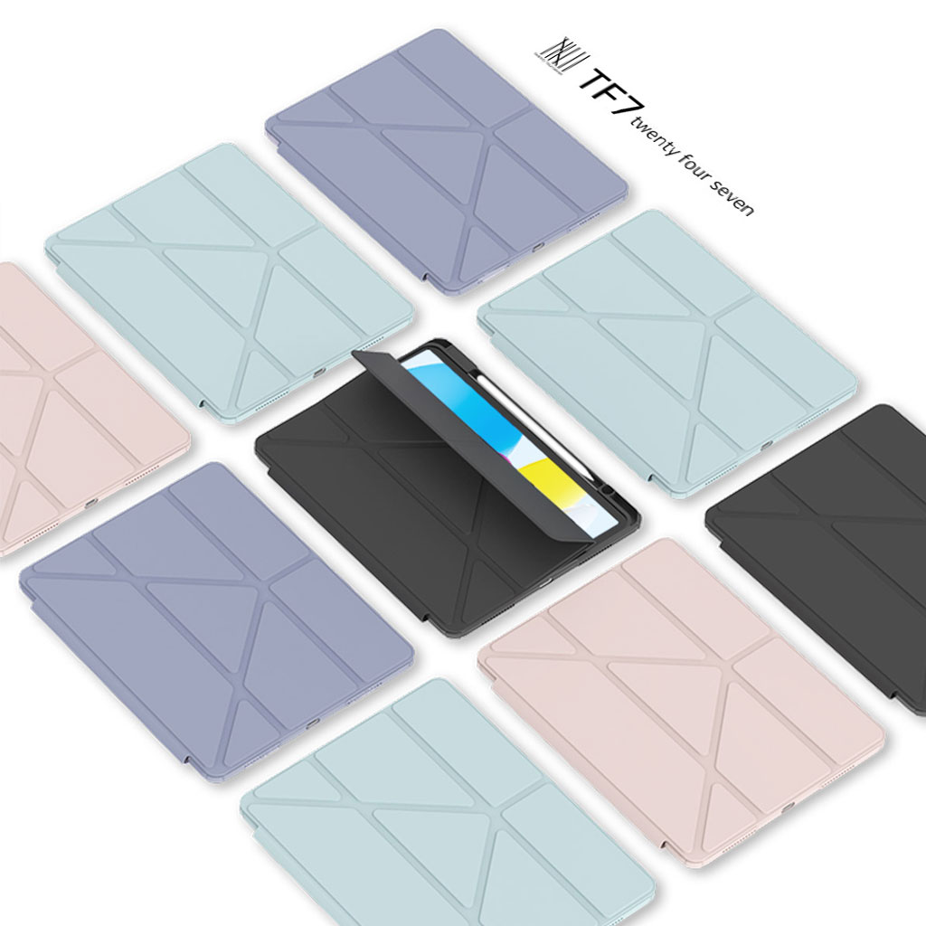 TF7 4Way クリア Yカバー for iPad 10.9 ipad 第10世代 10.9インチ用 ケース カバー ペンシルホルダー付き｜mycaseshop｜15