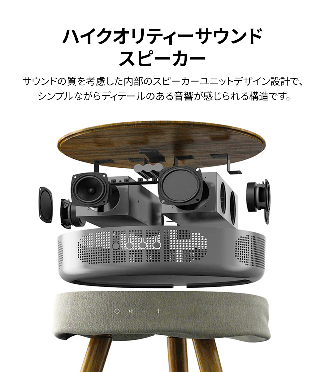 welle(ベレー) テーブル型Bluetoothスピーカー もれなくプレゼント＞ テーブル スピーカー インテリア Welle（ベレー