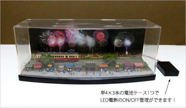 公式の 花火大会のミニジオラマ 専用ledパーツセット 電源は電池ケース 単4 3本用 レビューで送料無料 Kuljic Com