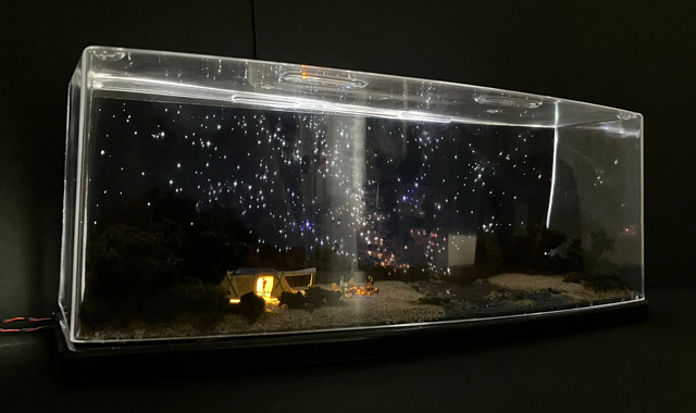 天の川 キャンプの思い出」ミニジオラマ専用 LEDパーツセット ※電源は