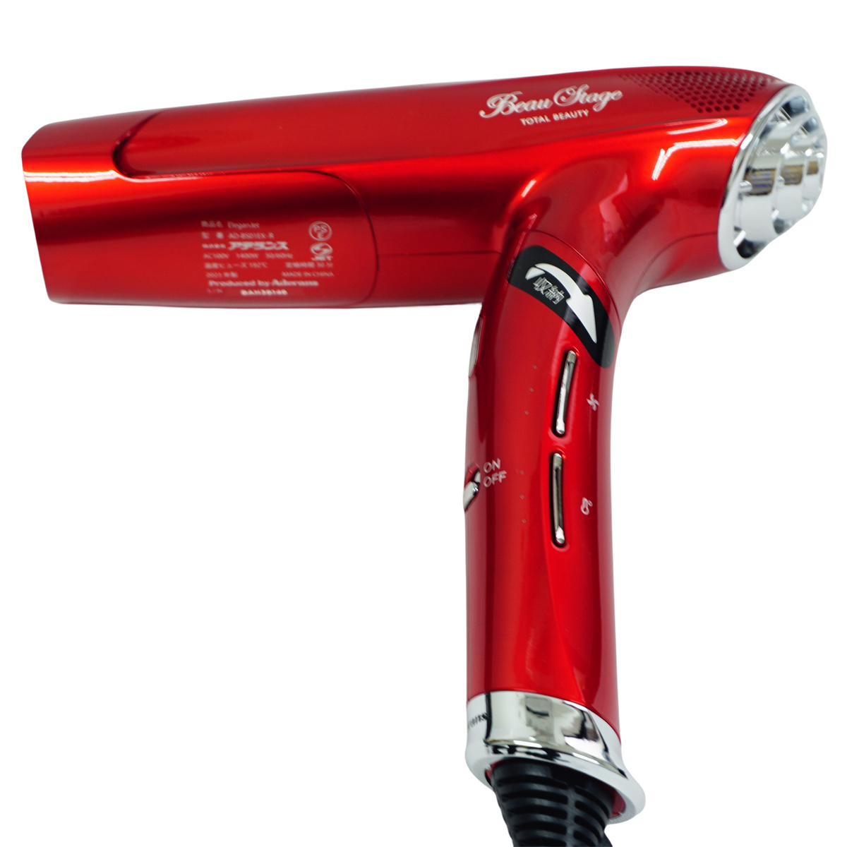 アデランスEleganJet AD-BS01EX ヘアドライヤーレッド エレガンジェットヘアドライヤーAD-BS01EX（1400W）オーシャン
