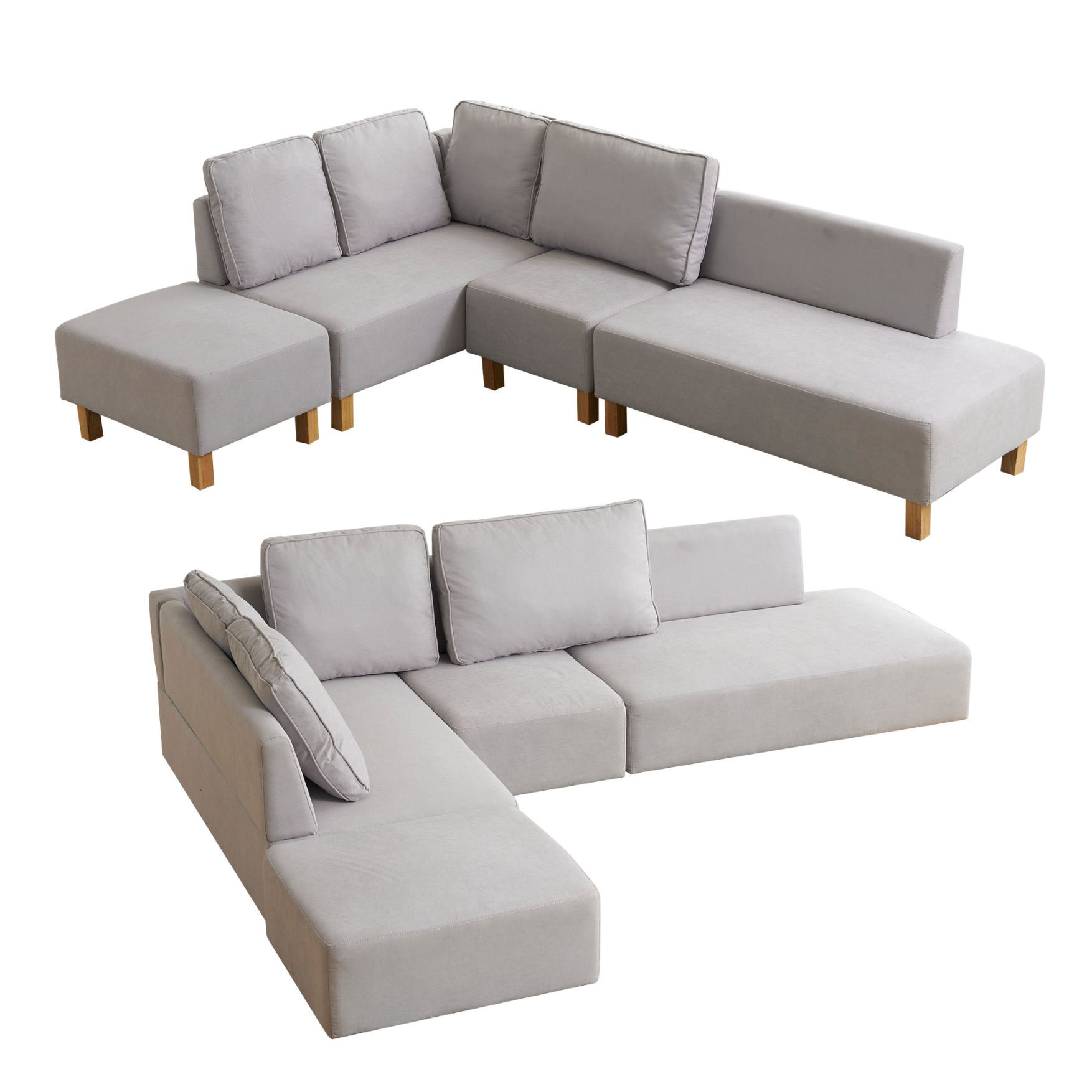 BTM 【注目新品】カウチソファー コーナーソファー リビングソファー