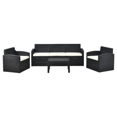 全品8%OFF】ガーデンファニチャーセット ラタン調 ガーデンテーブル