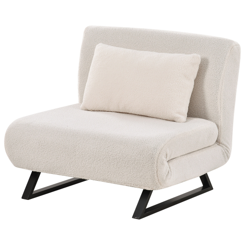 BTM ソファベッド 折りたたみ 3WAY ふわふわ生地 カウチソファー 肘