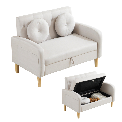 BTM 注目新品☆ ソファー 収納付き 1人掛け 2人掛けソファー 1人掛け