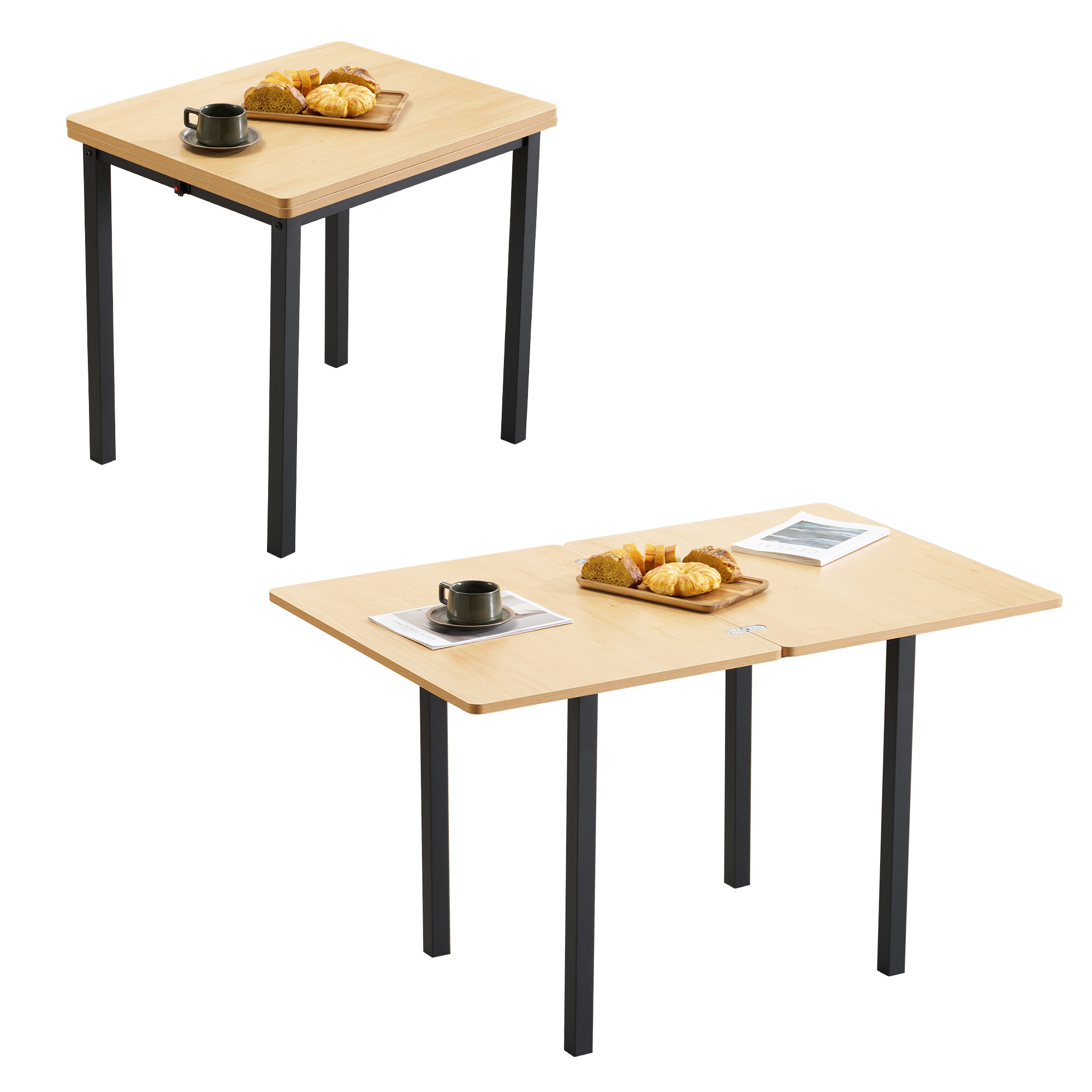 全品10%OFF】ダイニングテーブル 天板広げる 昇長式テーブル 作業用