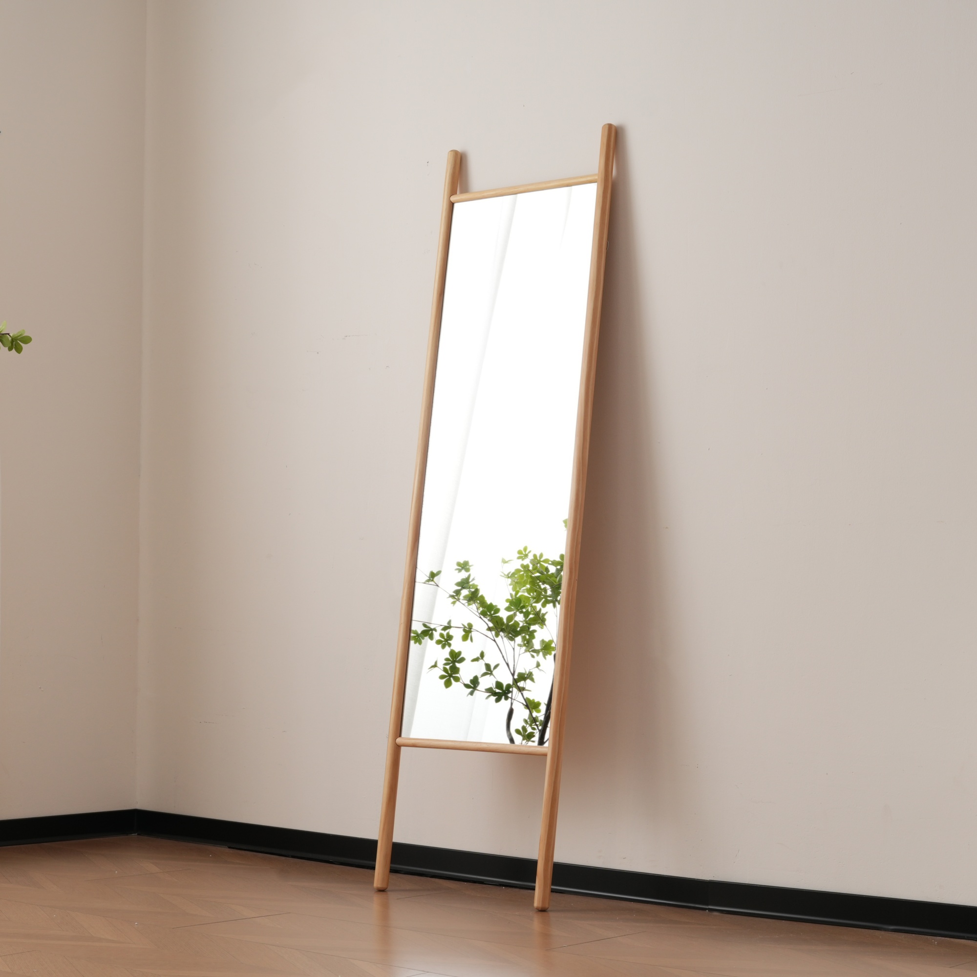 全身鏡 姿見 スタンドミラー ミラー 立て掛け 壁掛け かがみ 大きい 161×45cm 鏡高さ115×幅38.5cm 全身鏡 姿見 フレーム | BTM | 01