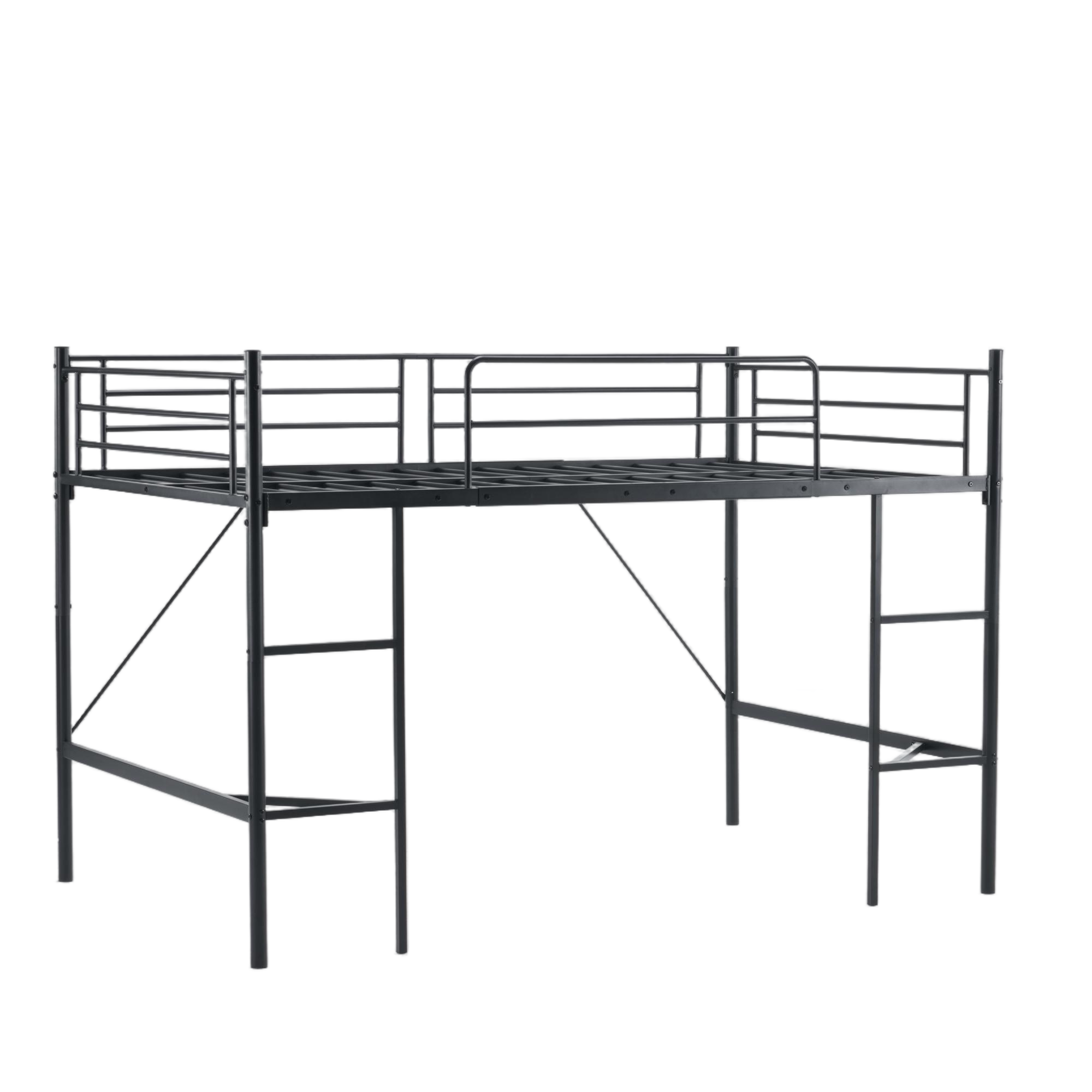 BTM 【セミダブルサイズ】ロフトベッド シングルベッド パイプベッド