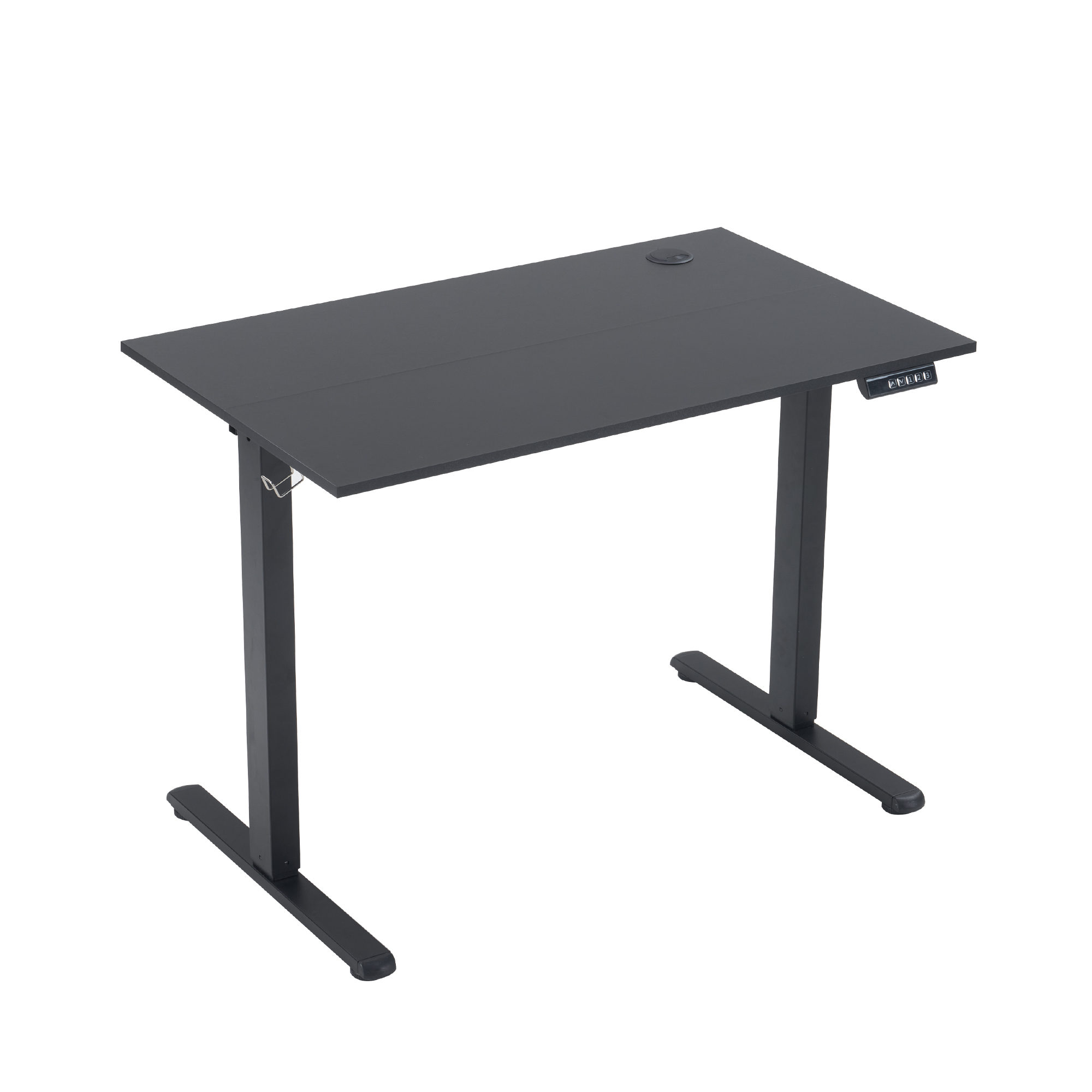 BTM 電動昇降デスク☆激安☆ 幅100cm フック付き メモリ機能 高さ調整