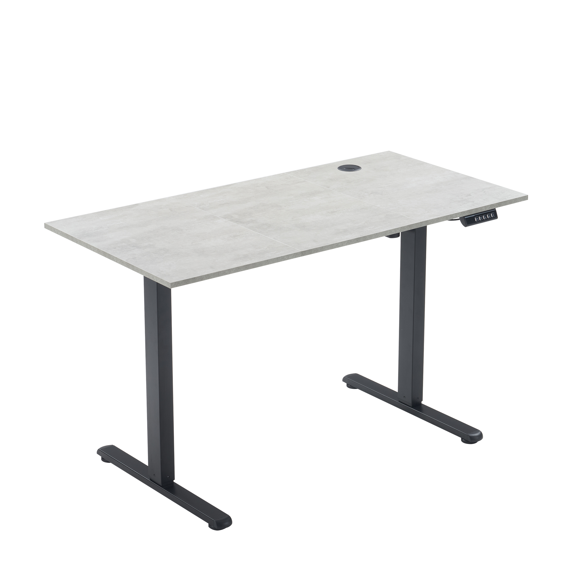 BTM 【全品8%OFF】電動昇降デスク☆激安☆ 幅120cm フック付き メモリ