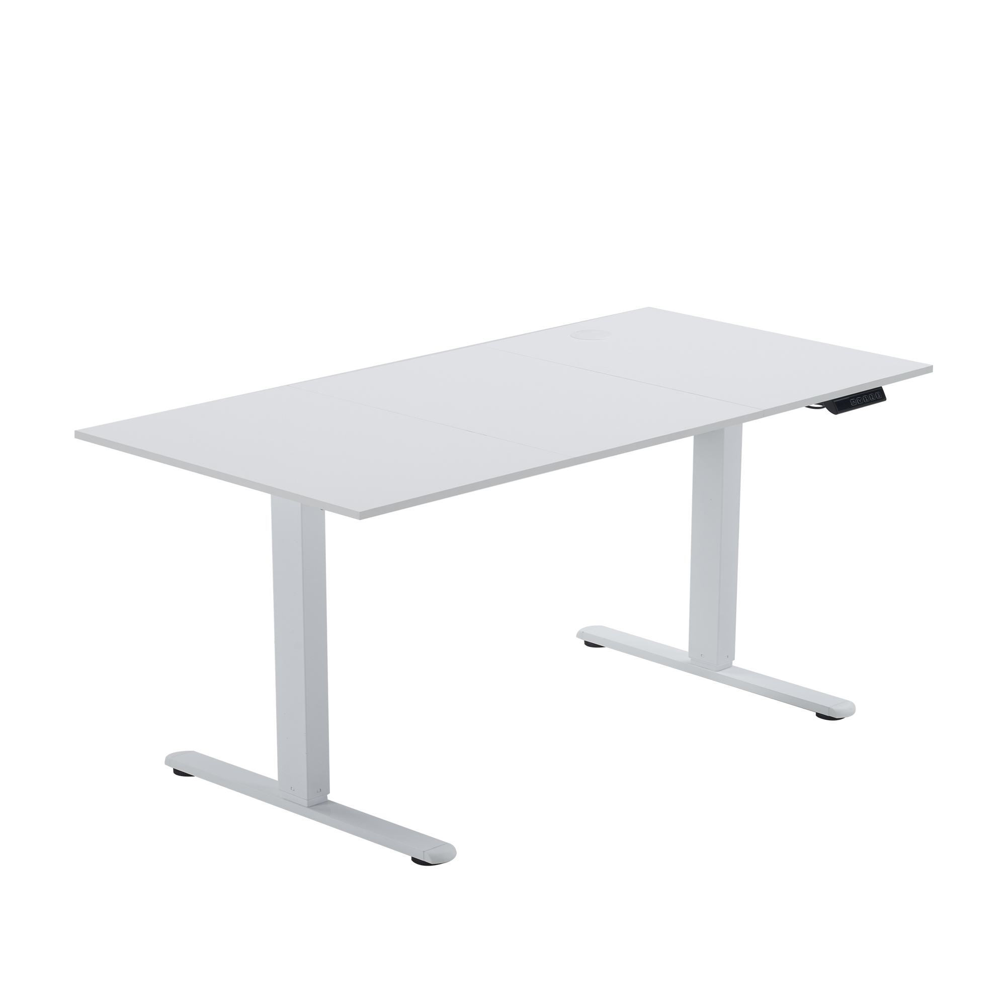 BTM 電動昇降デスク☆激安☆ 幅140cm フック付き メモリ機能 高さ調整