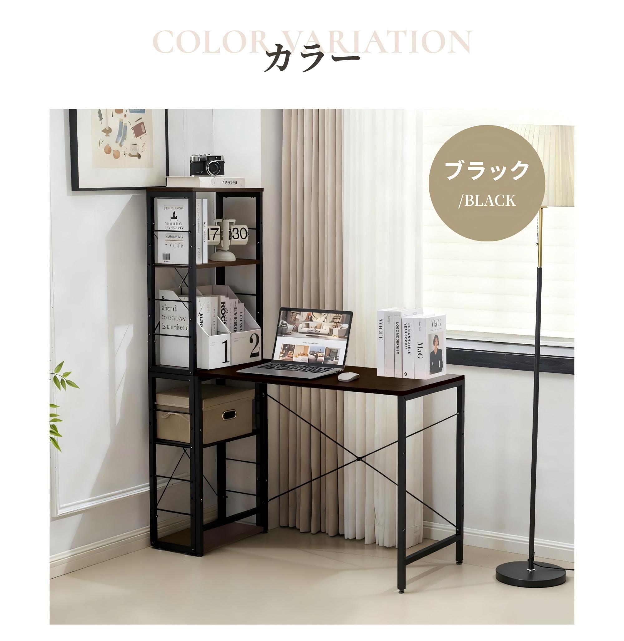パソコンデスクハイタイプとロータイプに切り替え可能 いくつのPC設備同時使用可能 BTM 【新型ハイタイプ分離型】パソコンデスク デスク コンセント付き