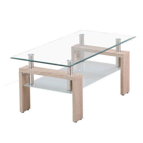 BTM 【全品10%OFF】ガラステーブル センターテーブル ロー