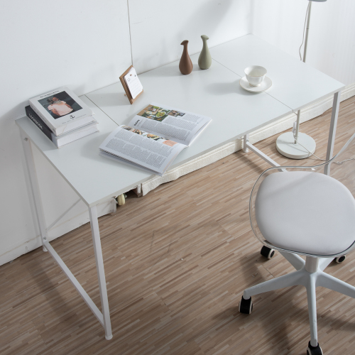 【ホワイト】パソコンデスクPCデスクシンプルドリンクホルダーつき書斎机 事務机塾 BTM 【全品10%OFF】パソコンデスク 木製 オフィスデスク シンプル