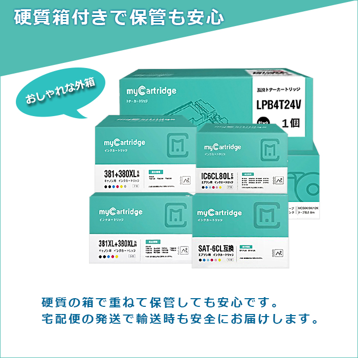 【MC福袋4個セット】 キヤノン 互換 インクボトル GI-390 (BK/C/M/Y)×4個 染料 CANON｜myink｜04