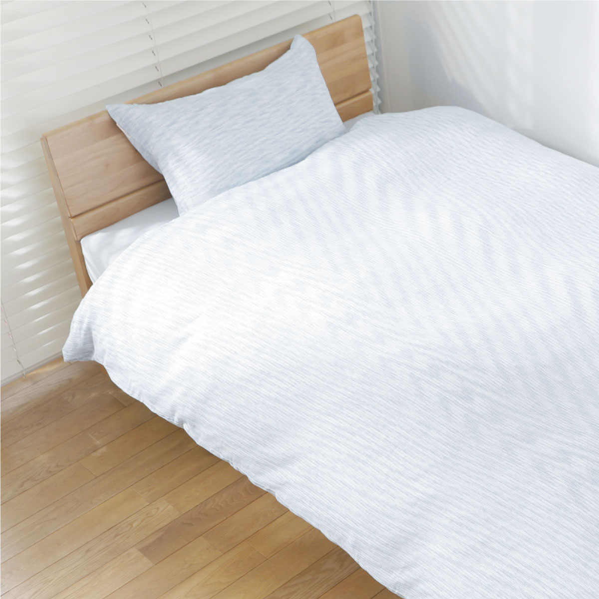 my makura シルク掛け布団カバー 150×210 cm 新品未使用 my makura（マイまくら） ソフトしじら掛けふとんカバー シングル