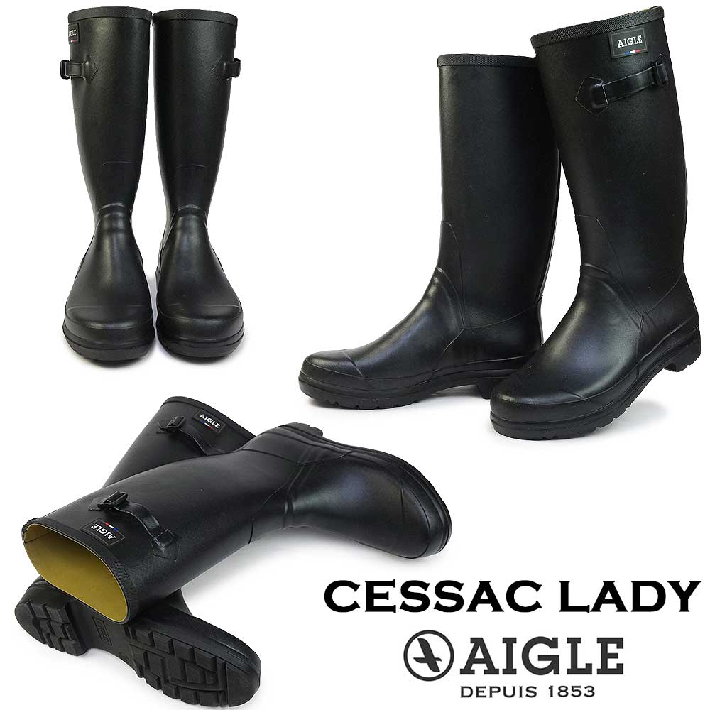 AIGLE エーグル 長靴 レディース ZZF3646 セサックレディー 防水