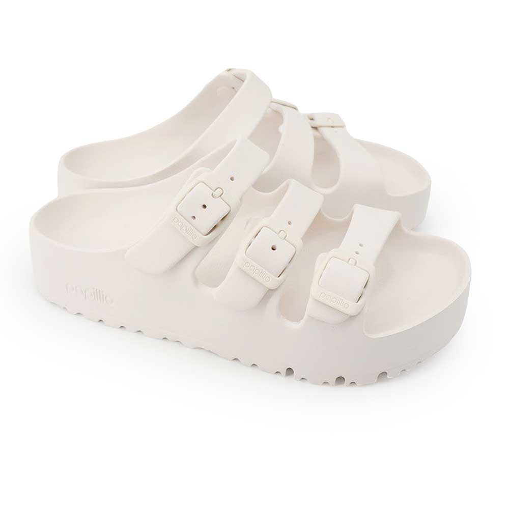 birkenstock【22.5】極美品 Papillio 厚底 サンダル 白 Papillio（パピリオ） ビルケンシュトック 厚底 サンダル レディース