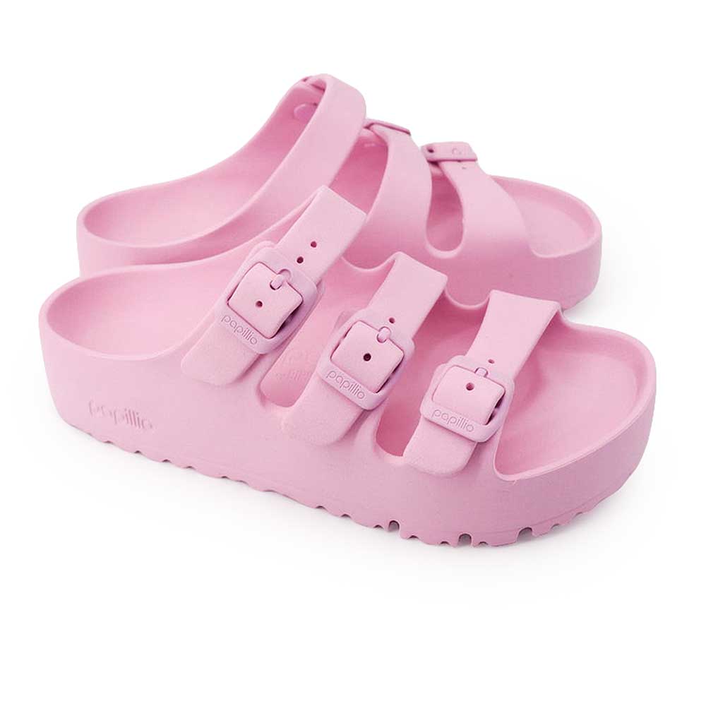 Pink Papillon  サンダル　　代理出品 Papillio（パピリオ） ビルケンシュトック 厚底 サンダル レディース