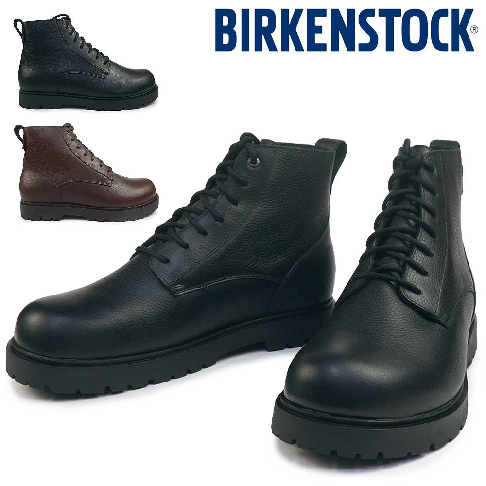 【25秋冬新作】 ビルケンシュトック メンズ ブーツ ハイウッド レース ミッド ウォータープルーフ 本革 防水Birkenstock BIRKENSTOCK（ビルケンシュトック） メンズ ブーツ ハイウッド レース
