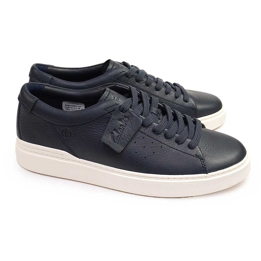 Clarks ＼ポイント5％UP／クラークス メンズ レザー スニーカー