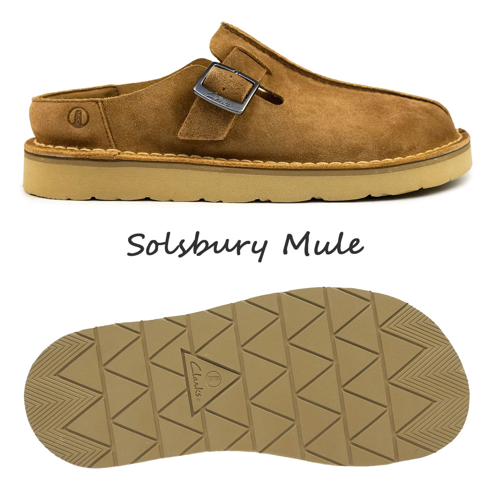 Clarks（クラークス） メンズ サンダル ソルスブリー ミュール