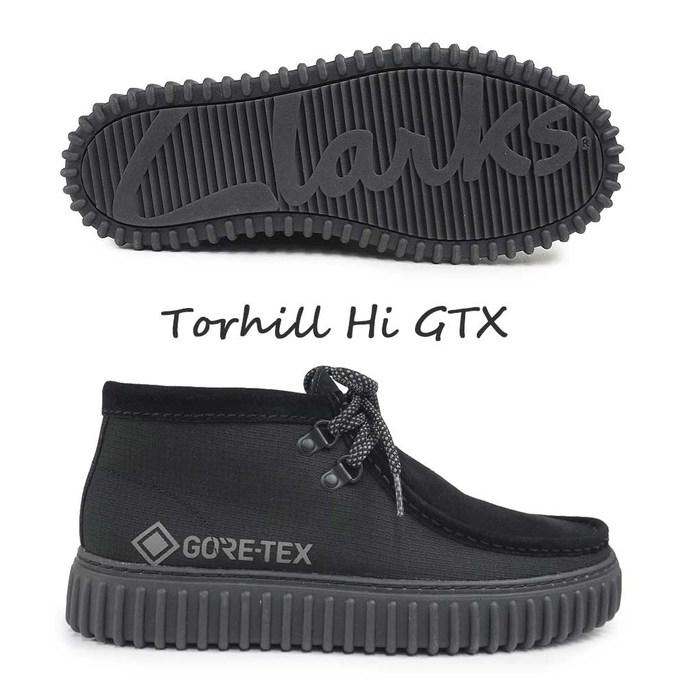 クラークス　ワラビー　トーヒルハイ　ゴアテックス　グレー　UK7.5 Clarks クラークス 防水 メンズ ブーツ トーヒル HI ゴアテック