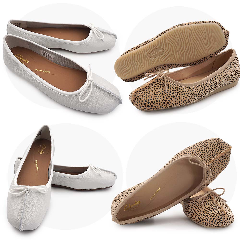 Clarks（クラークス） レディース フレックルアイス バレエシューズ