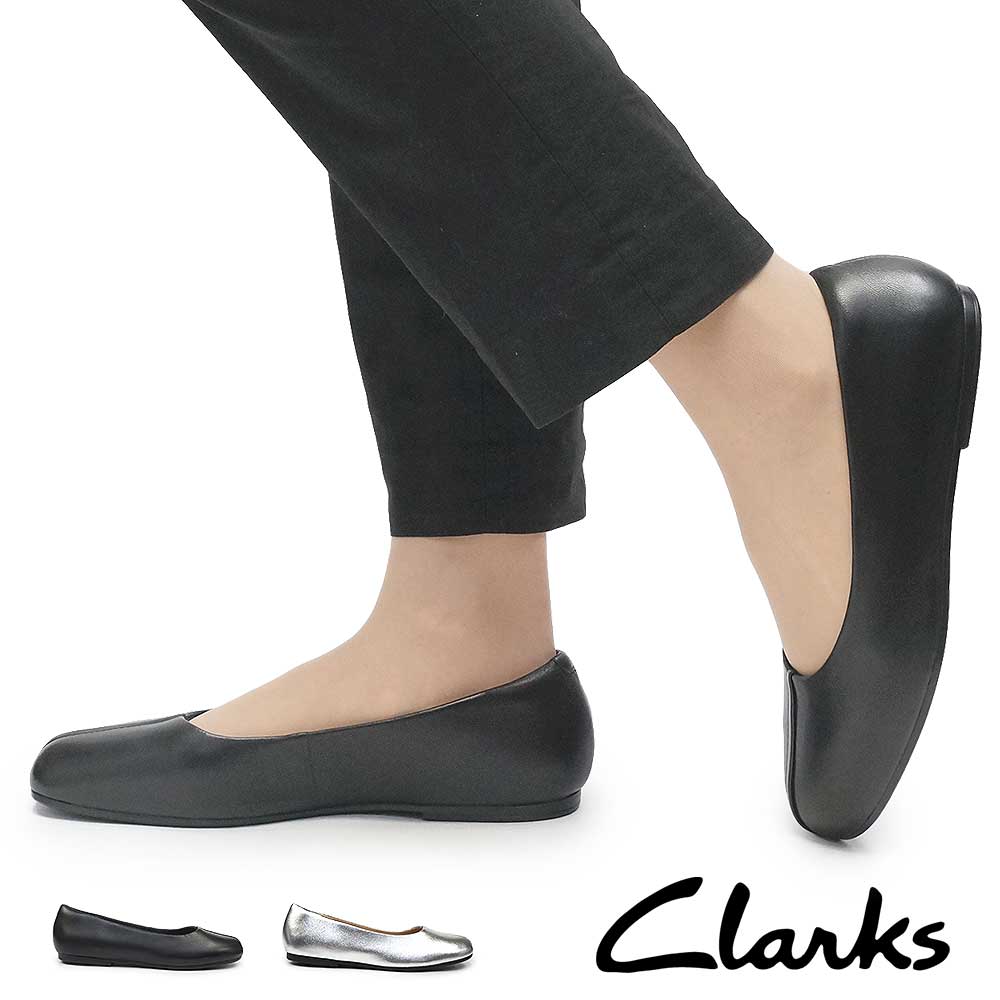 (取寄) クラークス レディース カッサンダ リリー Clarks women Kassanda Lily Black Leather Clarks（クラークス） レディース リビアリリー バレエシューズ 25秋冬