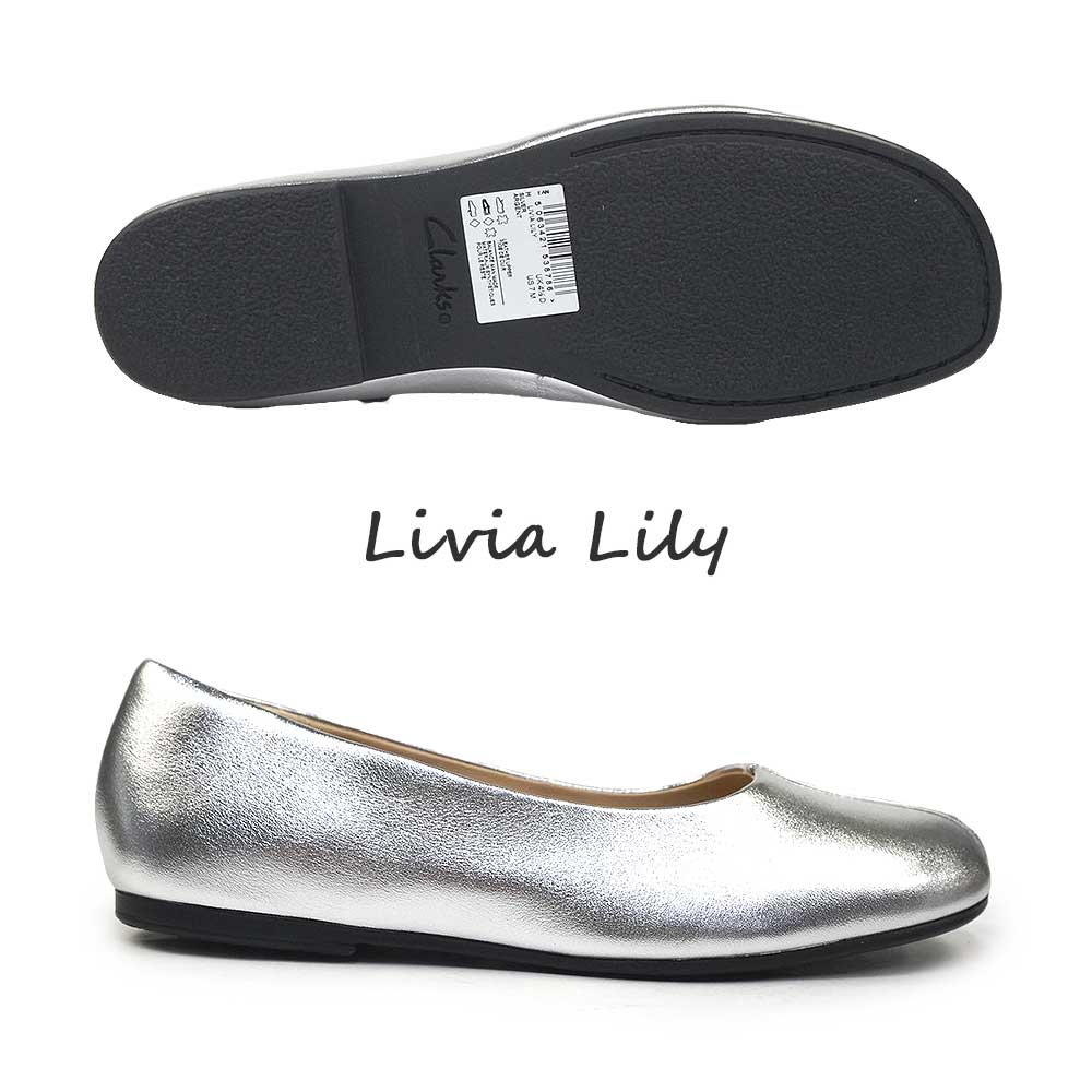 Clarks（クラークス） レディース リビアリリー バレエシューズ 25秋冬