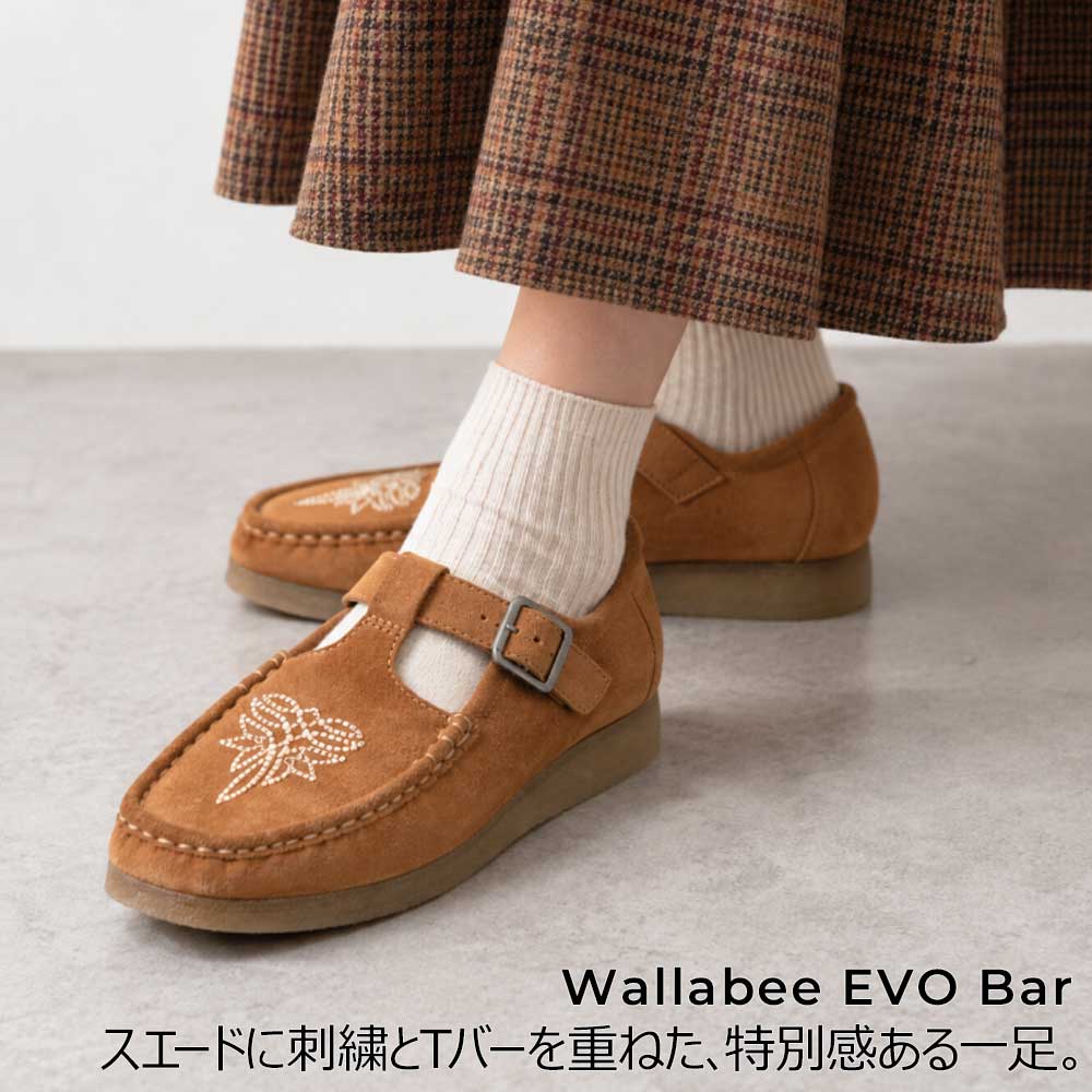 Clarks（クラークス） レディース ワラビーエヴォバー Tストラップ