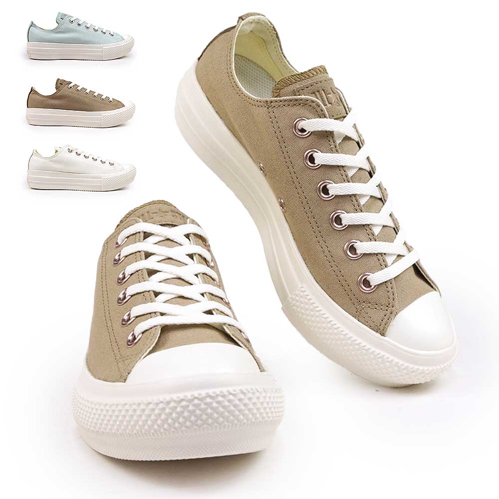 コンバース スニーカー オールスター ライト PLTS ポイントスエード PG OX ローカット レディース 厚底 軽量 | CONVERSE | 05