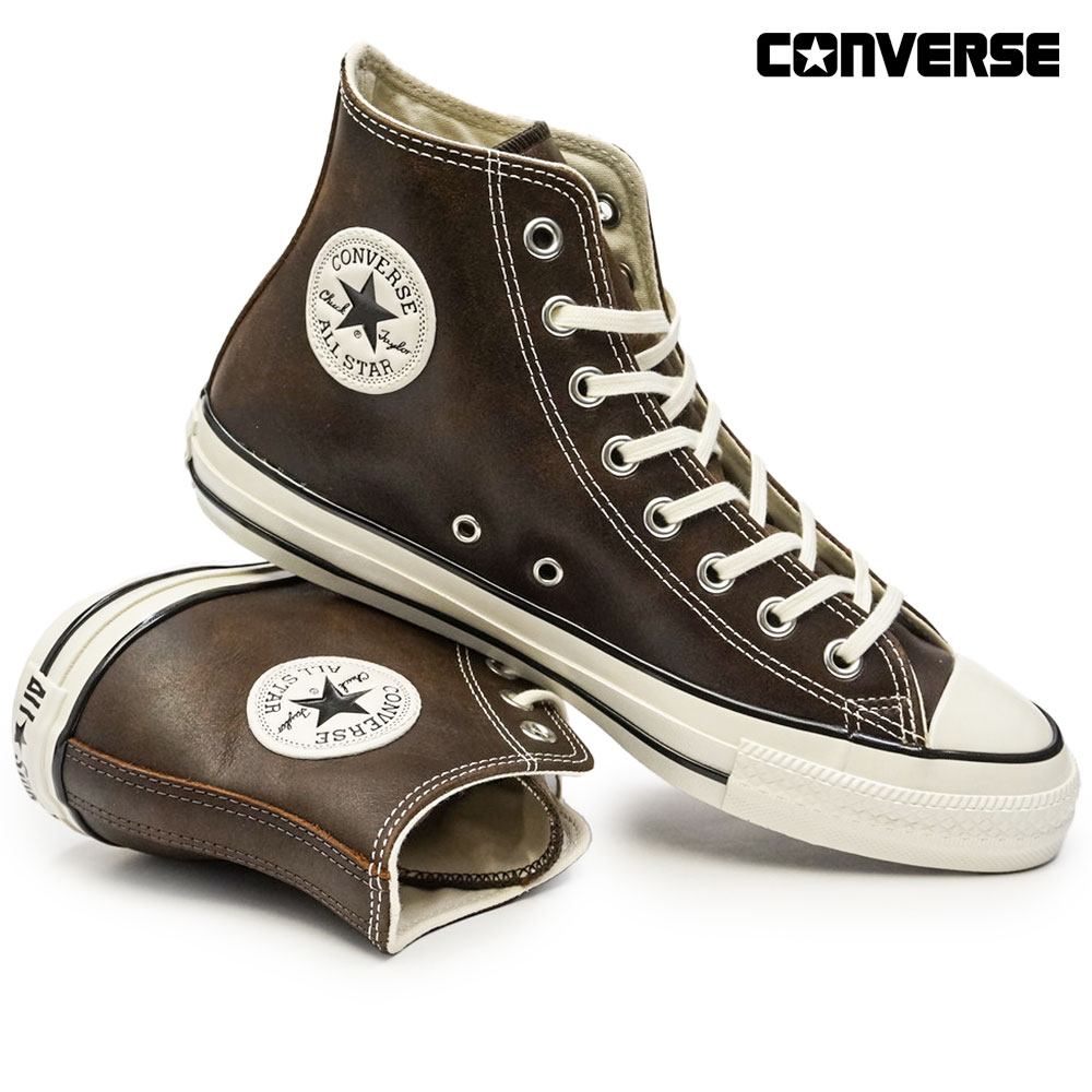 コンバース スニーカー メンズ オールスター エイジド ワックスドレザー ＨＩ ハイカット 本革 レトロ感 25秋冬新作 | CONVERSE | 03
