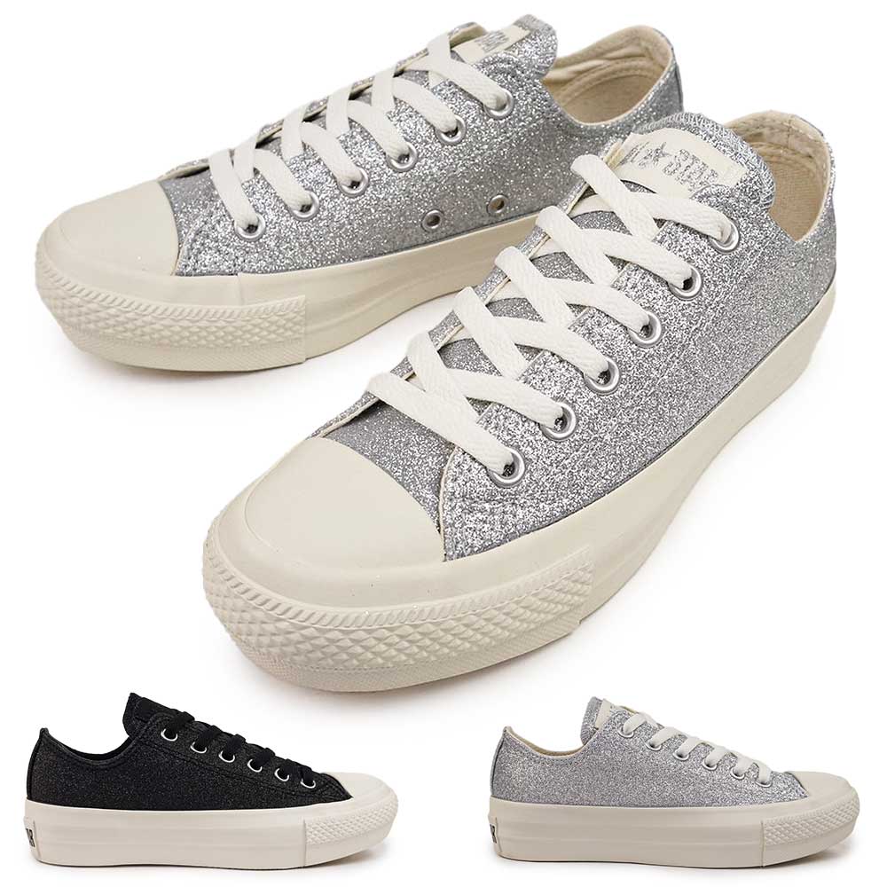 【CONVERSE】オールスター PLTS グリッター OX ★かわいい厚底♪ 限定】コンバース オールスター PLTS グリッター OX 厚底