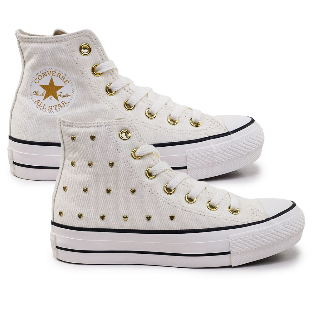 コンバース スニーカー レディース オールスター PLTS ハートスタッズ HI ハイカット 厚底 | CONVERSE | 02
