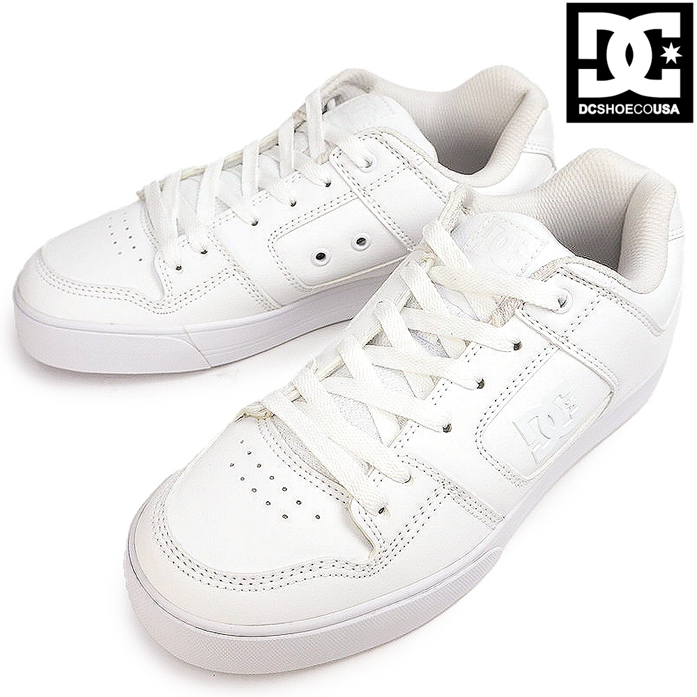 DC スニーカー メンズ レディース ピュア ＳＥ ＳＮ DM005004 ホワイト 白 ローカット | DC SHOES